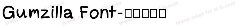 Gumzilla Font字体转换